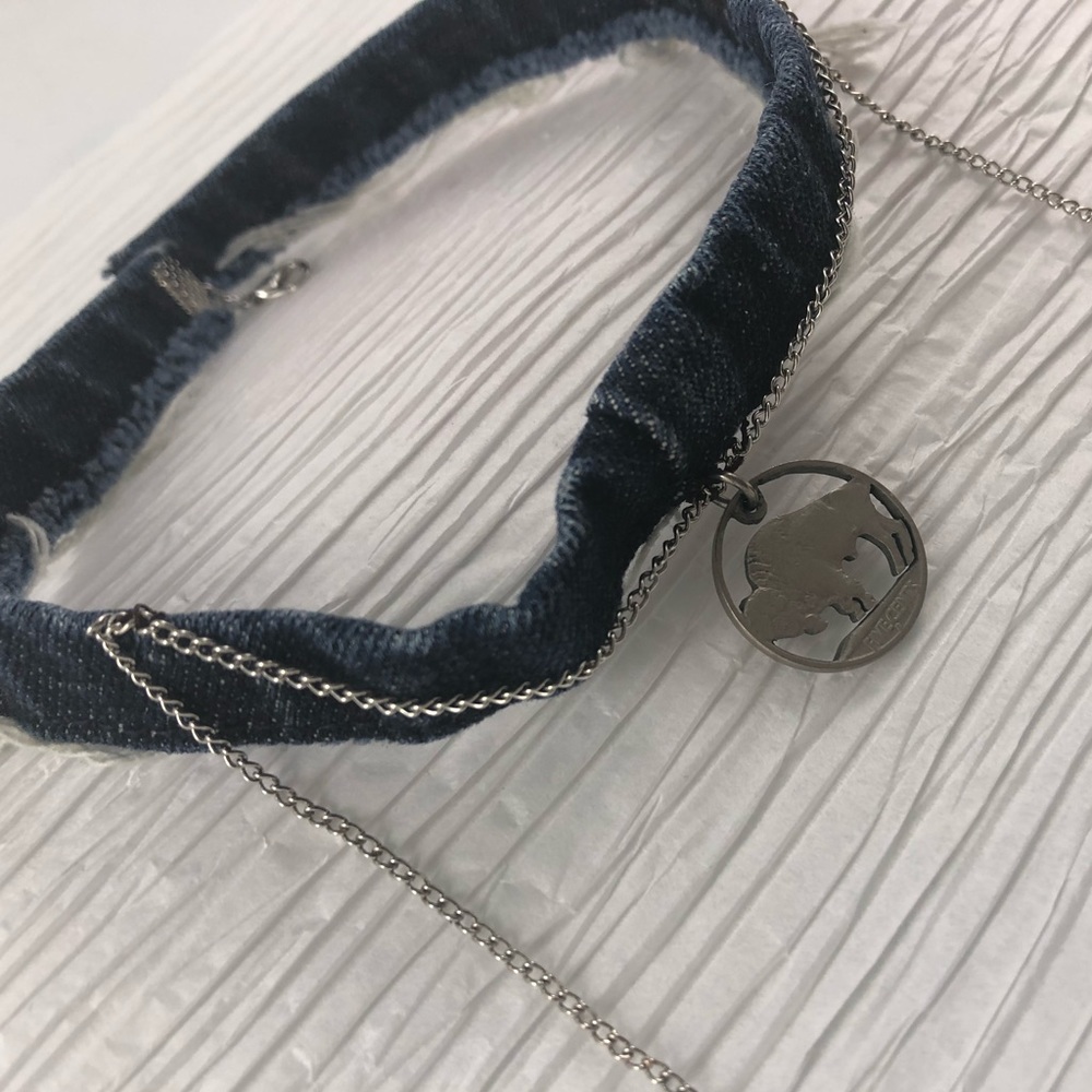 Denim Choker